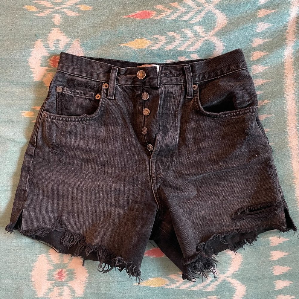 AGOLDE button fly shorts size 26